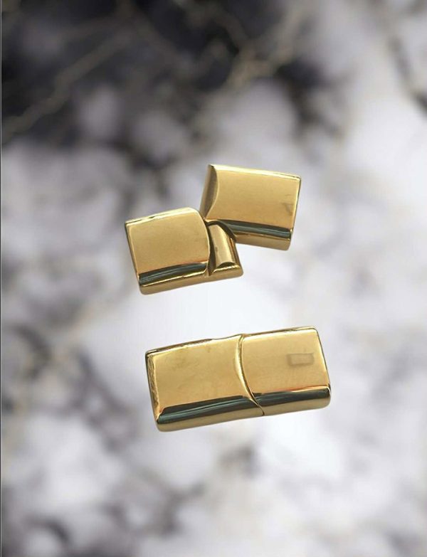 Magnetna kopča za kožu – gold