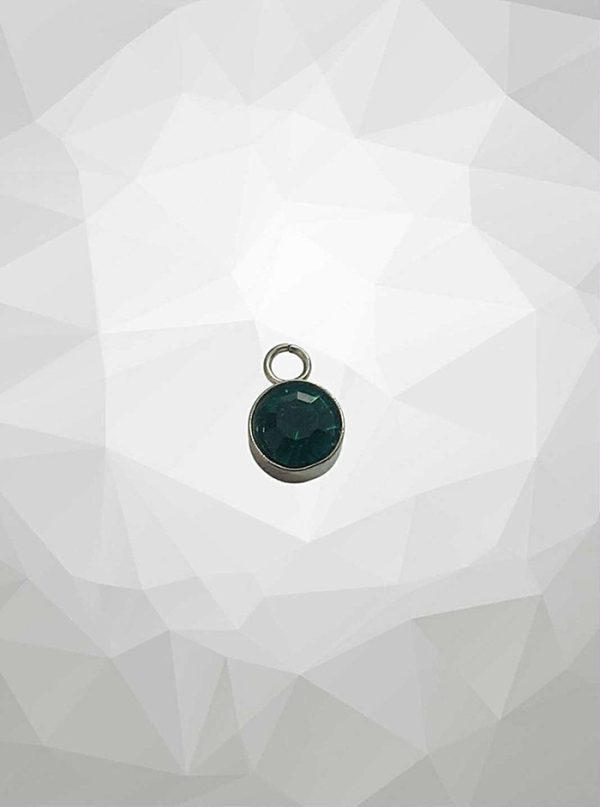 Privezak-green,silver