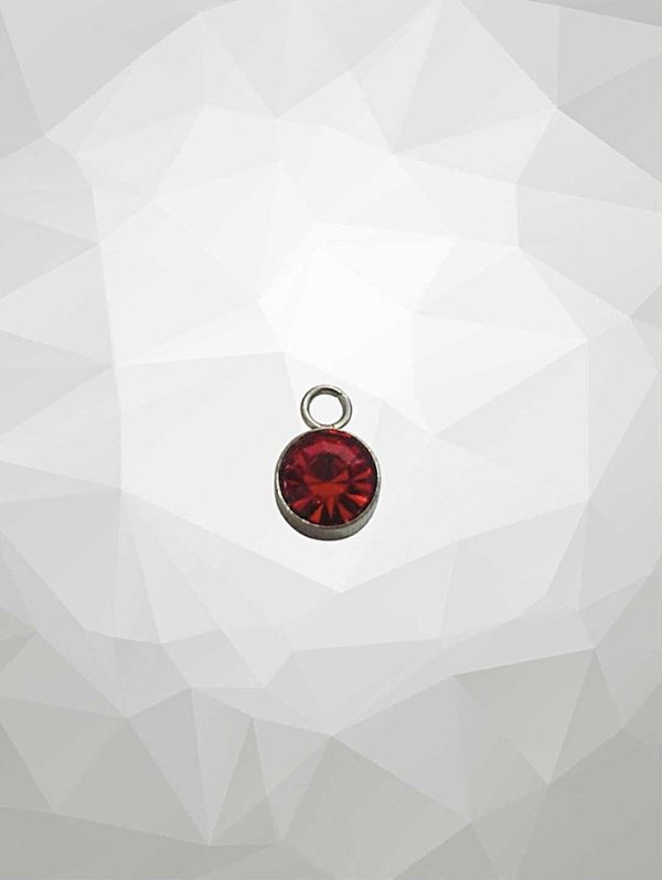 Privezak-red,silver